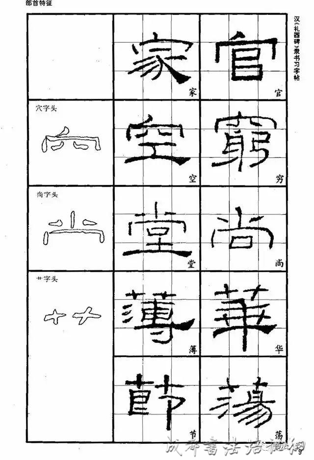 汉碑三杰——《礼器碑》技法通解